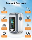 Pulse Oximeter Fingertip Blood Oxygen Meter Heartbeat Spo2 Pr Oxygen Monitor