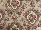 Wonderful 3 Piece Of 1930s Linen Cotton French Floral Fabrics 1743