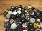 62-das jabo Swirl Marbles With As Made Lot  69- 99 Inch All Out Of Round