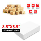 110 Sheets 220 Premium Half Sheet Shipping Labels 200   20 Self Adhesive 8 5x5 5