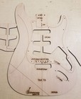 Custom Guitar Body Template Vintage 70s Style Strat 3ply St70s