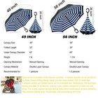 Spar  Saa Double Layer Inverted Umbrella With C-shaped Handle  Anti-uv Waterp   