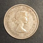 1962 Canada 25 Cents Silver World Coin - Canadian Quarter