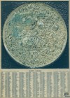 Raised Relief Map  mappa Lunare   moon  Rico  1970