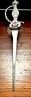 Vintage London England Sword Dagger Shaped Letter Opener Desk Knife 7 5   