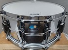 Ludwig Blue olive Badge 6 5x14  Supraphonic 10-lug Aluminum Snare Drum Usa Made