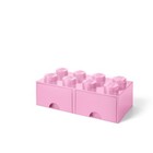 Lego Storage Products  40061738 8-stud Brick With 2 Drawers Light Pink New