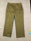 Vtg Boy Scouts Of America Mens Olive Green Uniform Pants 34x30 Cargo Pockets Bsa