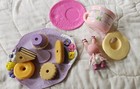 Vintage  Tea Bunnies Fancy Desserts Tea Party Sweet Azalea Bunny