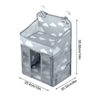 Diaper Holder For Crib Waterproof Adjustable Multi-pocket Stable 