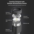 Philips 9000mah Led Torch Light  3000lm Flashlight With Telescopic Zoomable