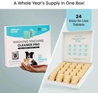 Uproot Clean Washing Machine Cleaner Tablets - 24 Pack For A 12 Month Supply  Fo