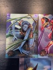 1995 Fleer Ultra Marvel X-men All Chromium Chrome Gold Foil Signature 5 Card Lot