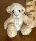 Miniature Dollhouse Artist Tiny 2 Tone Cashmere Fur 1 75    Bear Cute Design 
