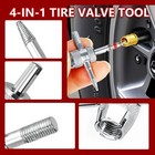 22x Tire Valve Stem Core Replacement Tool Kit Tr413 Valve Core Remover Installer
