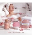 Specially For You Spa Gift Basket Women 15 Pcs Bath Salt Soap Candle Pink