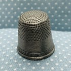 Vtg Statue Of Liberty Souvenir Pewter Thimble - New York City