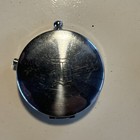 Vtg Pocket Watch Style Compass W Mirror   Glow In The Dark   Compass Lock Button
