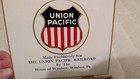 Union Pacific Railroad Original Wooden Cigar Case