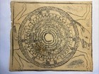 Antique Mongolian Tibetan Buddhist Woodencut Print Tantric Amulet Mongolia 6a-