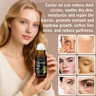 Organic Castor Oil Roll On     100  Pure   Cold Pressed 1 Fl Oz  pack Of 1  