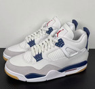 Sb X Air Jordan 4 Retro Sp Navy Men s Mid-top Basketball Shoes