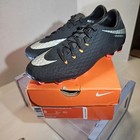 Nike Hypervenom Phelon Iii Fg Soccer Cleats 852556 001 Black Men Size 8d