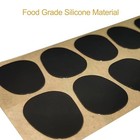  Saxophone Accessories Alto Tenor Sax Mouthpiece Pads Patch Sax 0 8mm Black