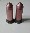 Washington Monument Dc Metal Pink Salt Pepper Shakers Art Deco Capitol Bldg Vtg