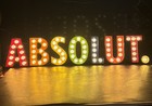 Absolut Vodka Pride Marquee Light Sign Lgbtq Rubber Letters Shatterproof Bulb 3   