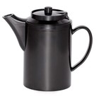 Service Ideas Ts612bl Double Wall Teapot  16oz  Plastic  Black