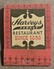 Vintage Harvey s Restaurant Washington Dc Feature Matchbook F-1