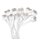 10 Pack Mr16 gu5 3socket  Led Halogen Lamp Ceramic  Mr16 Mr11 G4 Socket