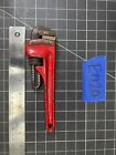 Vintage 8-inch Long Heavy Duty Adjustable Monkey Pipe Wrench  Made In U s a 