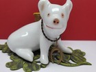 Petites Choses Porcelain Lucky Pig   Basket On 4-leaf Clovers Figurine