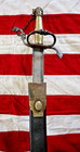 French Indian War Revolutionary War  German Swiss Dog Head Sword Circa 1730