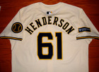 Milwaukee Brewers Jim Henderson 2024 Game Worn Used Jersey W hologram  mets 
