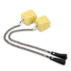 Cathedral Fire Poi - Swivel   Double Loops - Made With Kevlar - Sold As A Pair