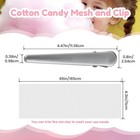 4 Set Cotton Candy Mesh And Clip Stabilizer Kit  16 Pcs Clips Reusable Candy    
