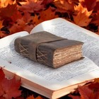 Vintage Leather Journal - Blank Spell Book Of Shadows 