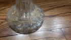 Tall Antique Art Nouveau Joye Legras Rib Optic Glass Vase Bohemian 