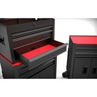 Us Stock- 20-inch Heavy Duty Steel Tool Chest  400 Lbs Capacity  Black