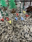 38 Plasticville O Gauge Street Accessories   Birds Trees Lionel  Marx af Train
