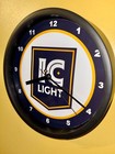 Ic Light Iron City Pittsburgh Beer Bar Man Cave Advertising Retro Clock Sign