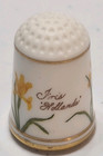 5 Franklin Mint Flowers Holland Thimbles Artist Ronald Van Ruyckevelt 1978