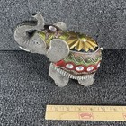 Feng Shui  Gray Elephant Trunk Statue Lucky Figurine Gift Home Decor 