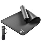Non Slip Nbr Yoga Mat 72lx32w Extra Thick Anti Tear With Strap Bag