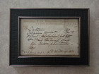 Two Framed Antique 1891 Prescriptions   Cocaine   Listerine  And Morphine