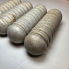 Vintage Ribbed Aluminum Buoy Floats Set Of 4 Nautical Fishing Net Decor 5 5in