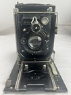 Ica Dresden Compur Vintage Folding Camera W zeiss Tessar 3 5 Cm Lens   Film Back